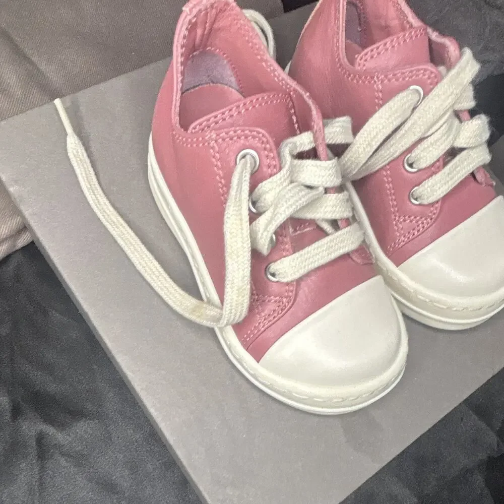 Baby Rick Owen’s Sneakers Size 19 Used With Box Great condition